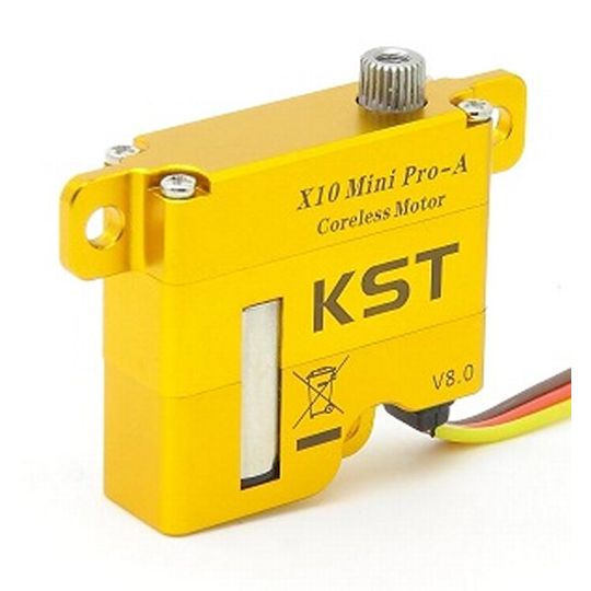 KST X10 Mini Pro-A Wing Servo - 7.5Kg.cm 0.09s 23.0g 10mm (KST-X10-MINI-PRO-A)