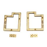 Ply Frame for KST X10 Mini, KST DS135, MKS HBL6625 Mini, MKS DS6125 Mini (pair)
